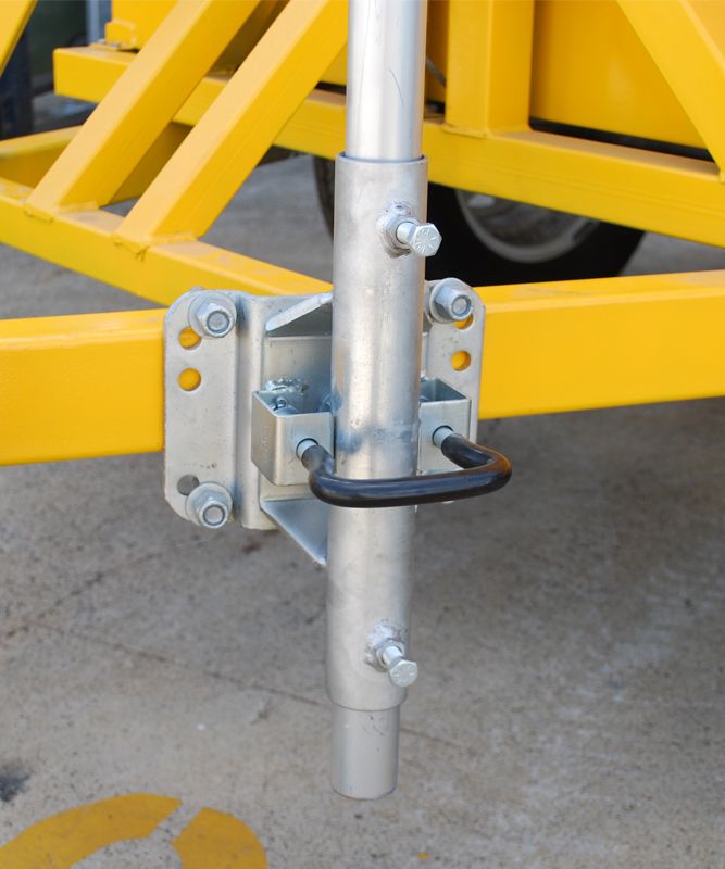 Bumpber Bar mount for telescopic mast